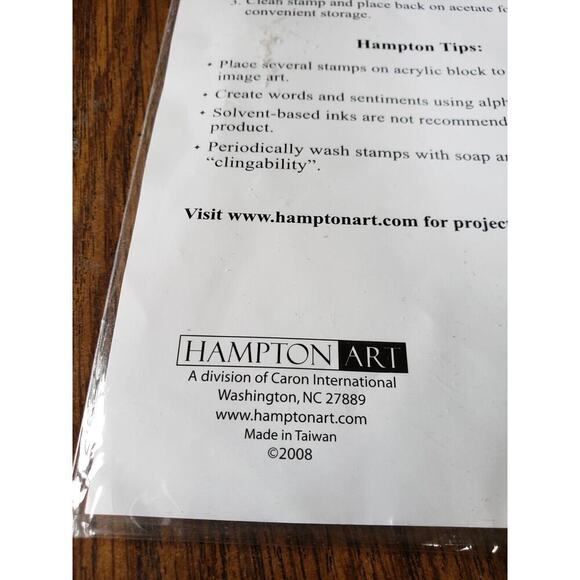 Hampton Art Post Script Month and Date Calendar Clear Stamps - Picture 3 of 5